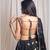 Vintage vibe spaghetti top black ss design