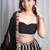 Vintage vibe horizontal b neck top