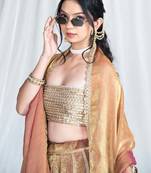 Tamba zardosi tube top