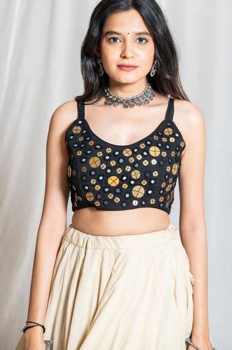 Tamba mirror sp top - black