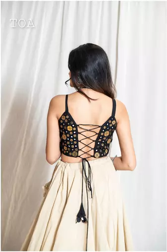 Tamba mirror sp top - black
