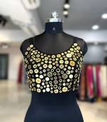 Tamba golden mirror sp top - black