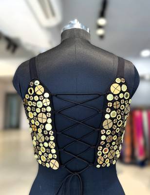 Tamba golden mirror sp top - black 2