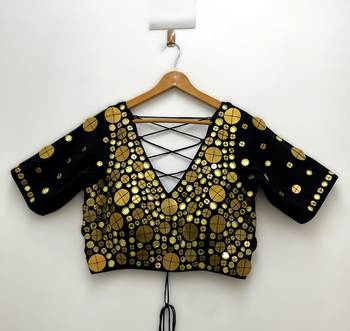 Tamba golden mirror el top - black 1