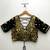 Tamba golden mirror el top - black