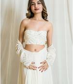 Sunehri lakhnavi corset top