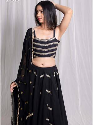 Spegatti top zigzag black 1