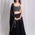 Spegatti top zigzag black