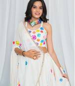 Shades of mirror - multi mirror work sp top - off white