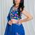 Shades of mirror - multi mirror work sp top - blue