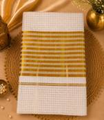 Kerala cotton tissue saree with unstiched blouse