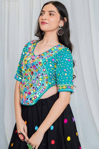 Shades of mirror - long multi top - rama