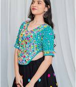 Shades of mirror - long multi top - rama