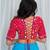 Shades of mirror - long multi top - pink