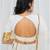 Shades of lampi - sequins sitara el lampi top - off white