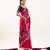 Pink soft muga cotton zari woven saree with blouse