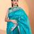 Rama soft khadi raw silk zari woven saree with blouse