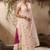 Pink soft muga cotton resham weaving saree with blouse