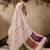 Wine soft muga cotton resham weaving saree with blouse