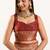 Maroon soft banarasi silk zari woven paithani saree with blouse