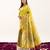 Pista soft banarasi silk zari woven paithani saree with blouse