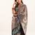 Rama soft banarasi silk zari woven paithani saree with blouse