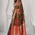 Women's coffee soft silk zari woven saree with blouse