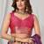 Women's purple soft silk zari woven saree with blouse