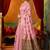 Women's pink modal zari woven saree with blouse