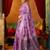 Women's lavender modal zari woven saree with blouse