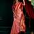 Women's peach tissue paithani zari woven saree with blouse