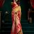 Women's mustard tissue paithani zari woven saree with blouse