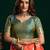 Women's orange soft silk zari woven saree with blouse