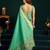 Women's sea green muga cotton meena zari woven saree with blouse