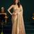 Women's beige muga cotton meena zari woven saree with blouse