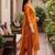 Women Ethnic Motifs Printed Regular Thread Work Kurta with Trousers & With Dupatta