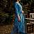 Women Ethnic Motifs Printed Regular Thread Work Linen Kurta with Trousers & With Dupatta