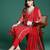 Bandhani Printed Zari Panelled Kurta With Trousers & Dupatta