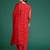 Bandhani Printed Zari Panelled Kurta With Trousers & Dupatta