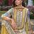 Women Ethnic Motifs Printed Regular Thread Work Liva Kurta with Trousers & With Dupatta