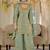 Women Ethnic Motifs Embroidered Regular Mirror Work Kurta with Sharara & With Dupatta