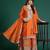 Paisley Embroidered Sequinned Kurta with Palazzos & With Dupatta