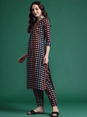 Pure Cotton Kurta with Trousers 5