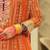 Ethnic Motifs Embroidered Sequinned Straight Kurta & Sharara With Dupatta
