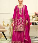 Women Ethnic Motifs Embroidered Kurta with Palazzos & Dupatta