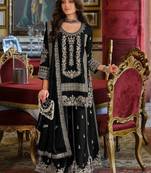 Women Ethnic Motifs Embroidered Thread Work Kurta with Palazzos & Dupatta