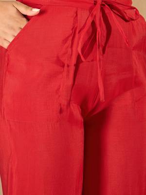 Women Ethnic Motifs Embroidered Empire Kurta with Trousers & Dupatta 4