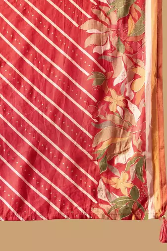 Women Ethnic Motifs Embroidered Empire Kurta with Trousers & Dupatta