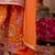 Floral Embroidered Sequinned Chinon Straight Kurta With Trousers & Dupatta