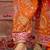Floral Embroidered Sequinned Chinon Straight Kurta With Trousers & Dupatta